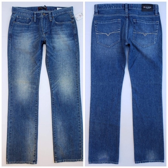GUESS Regular Slim McCrae Fit Men's Jeans SZ 32 - Picture 1 of 7